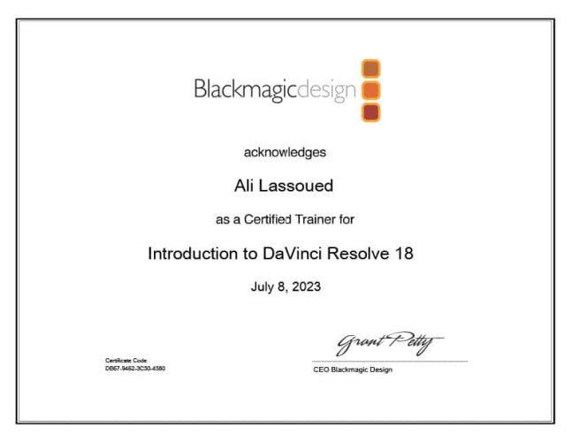 BM Certified Trainer INTRO