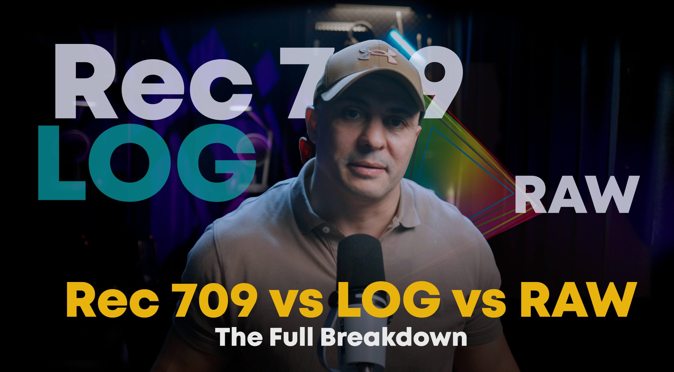 REC 709 vs LOG vs RAW comparison and full breakdown