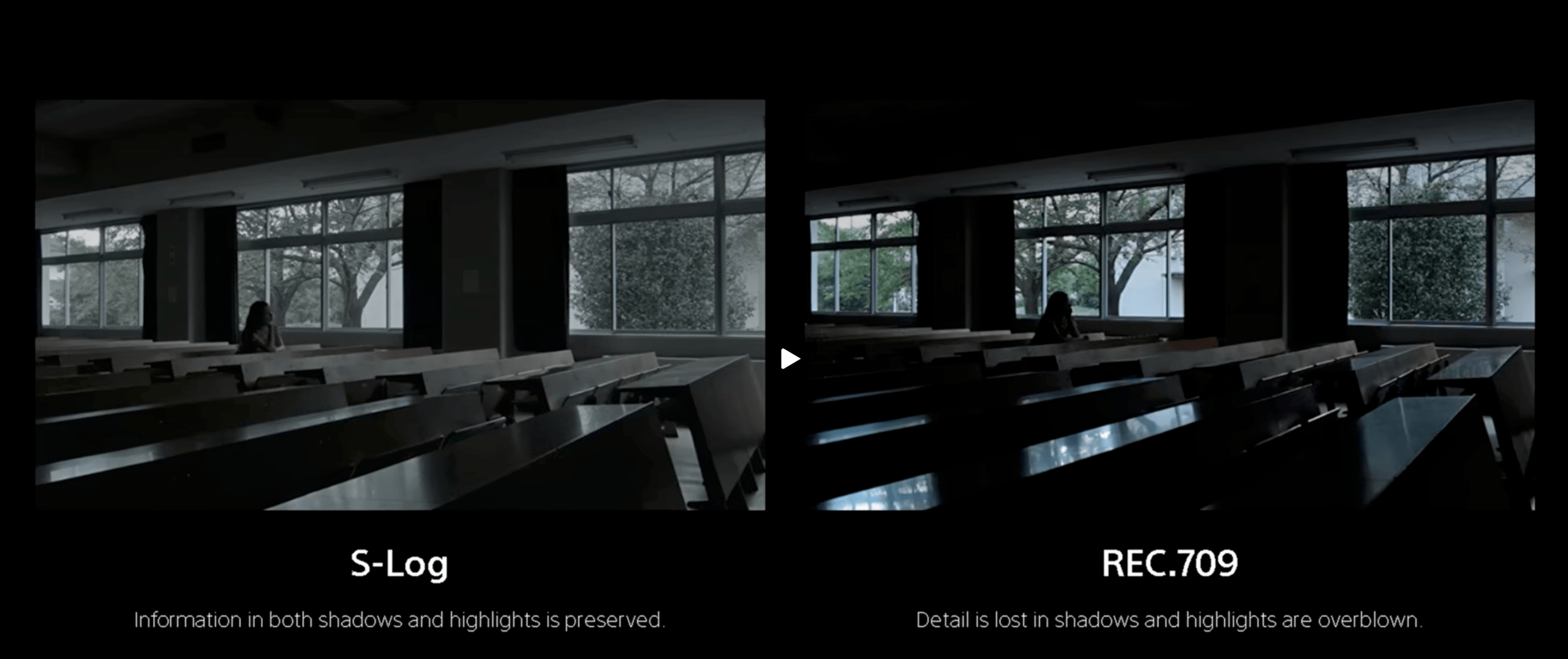 REC.709 vs LOG vs RAW The Complete Breakdown for Filmmakers 3 Compaire