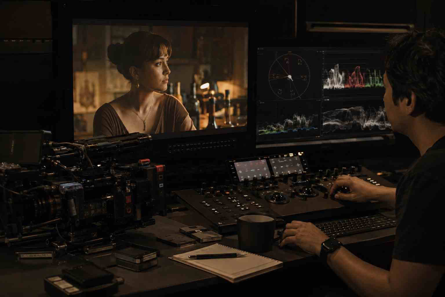 REC.709 vs LOG vs RAW The Complete Breakdown for Filmmakers 3 RAW cinema camera sensor data and professional color grading workflow